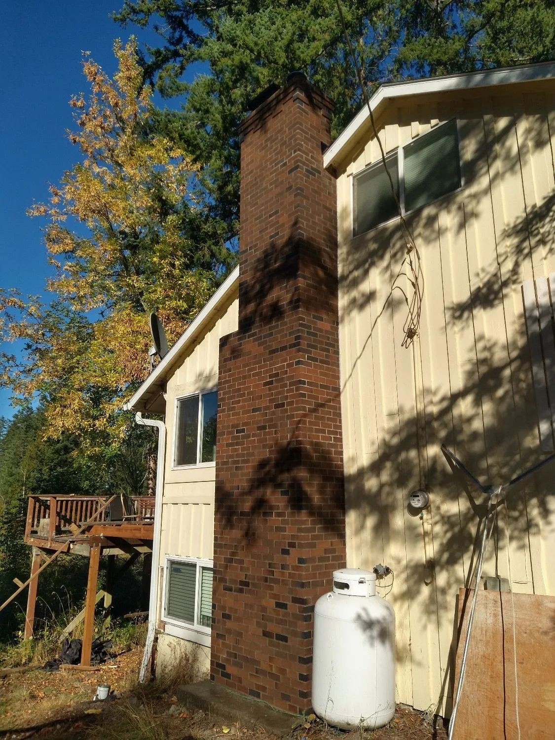 After chimney cleaning photo