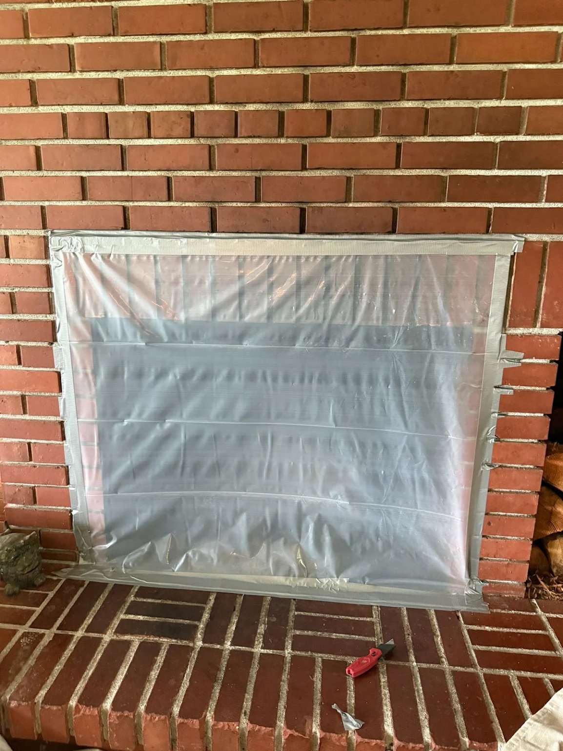 Before chimney service photo