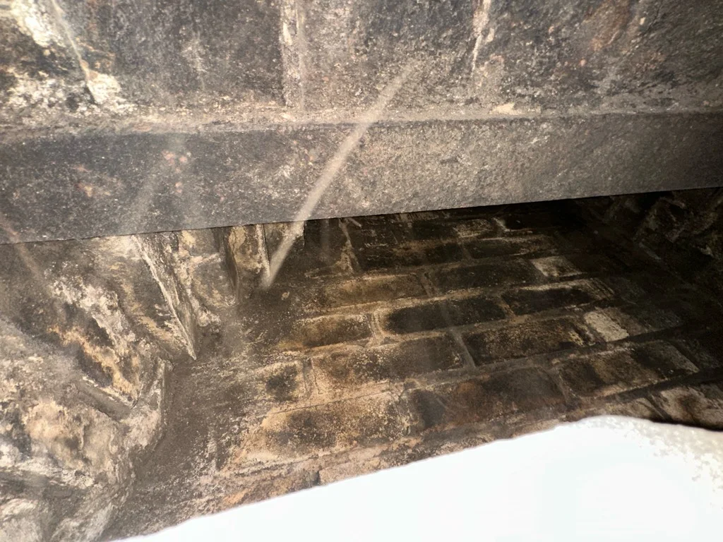After chimney inspection photo
