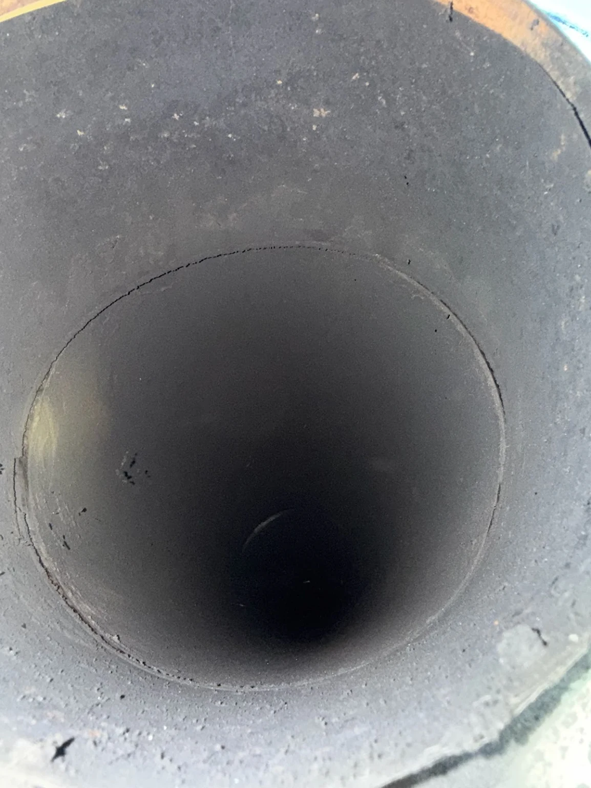 After chimney cleaning photo