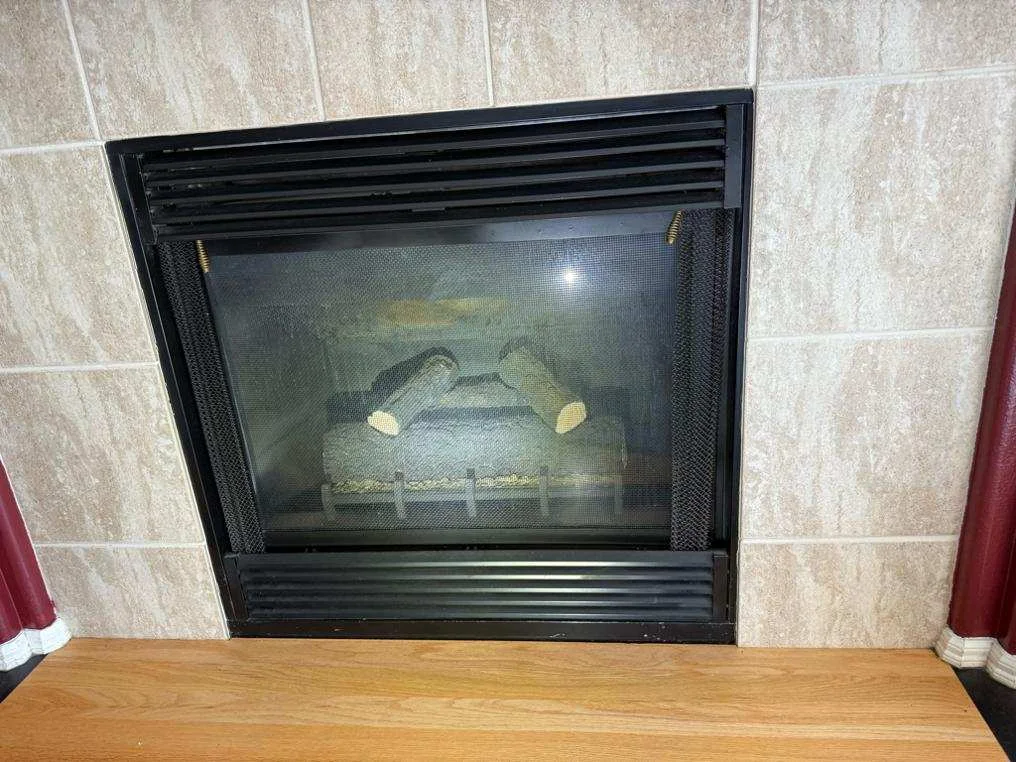 Before chimney cleaning photo