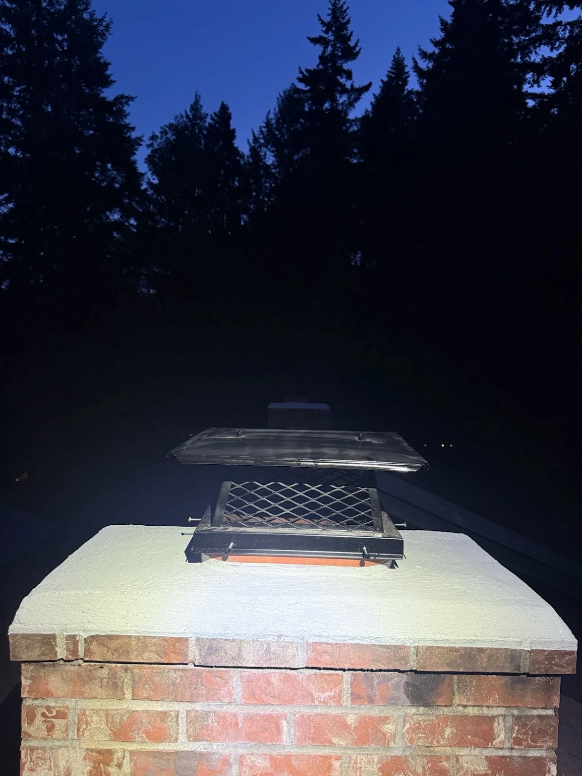 After chimney inspection photo